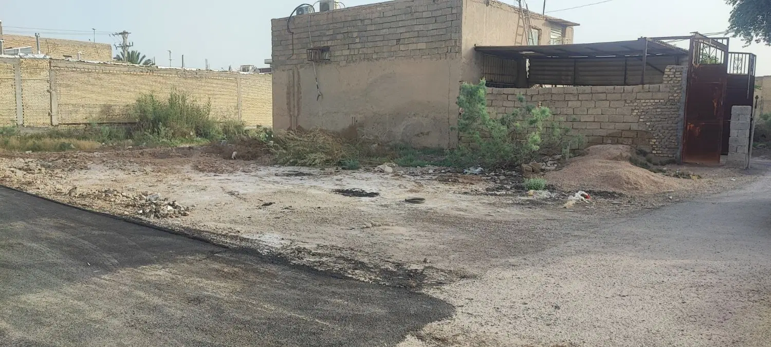 زمین انتهای کوی بهروز  سر نبش با محیطی آرام