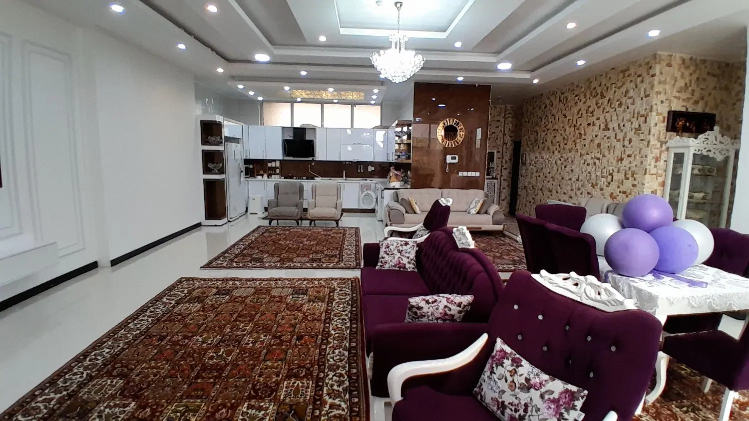۱۳۳ متر،دوخواب،خوش نقشه،تک واحدی،همکف