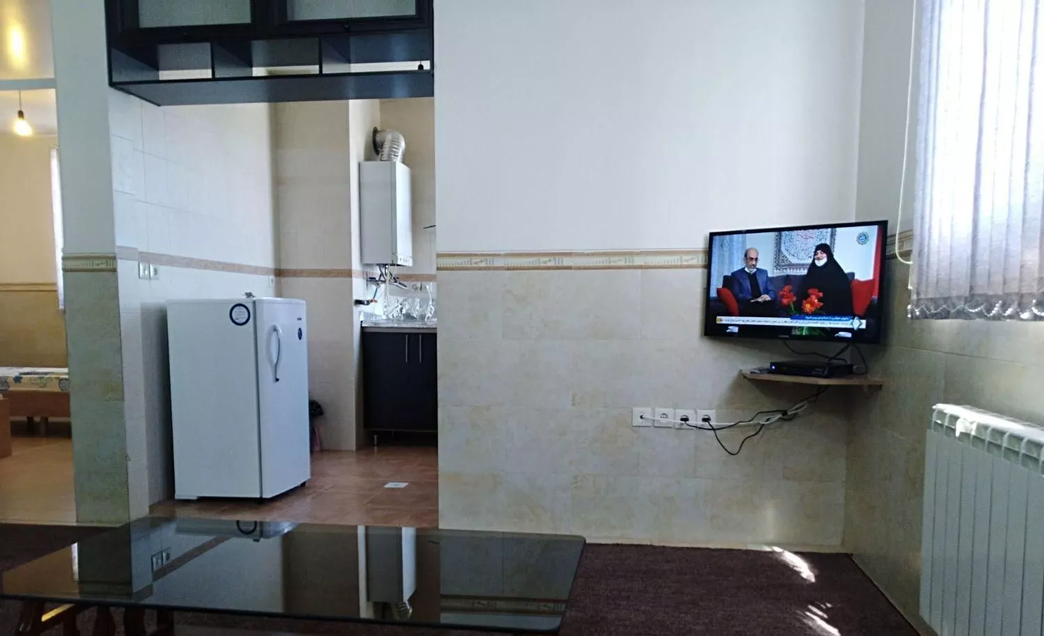 آپارتمان دوخوابه ۴ تخته در مرکز شهر