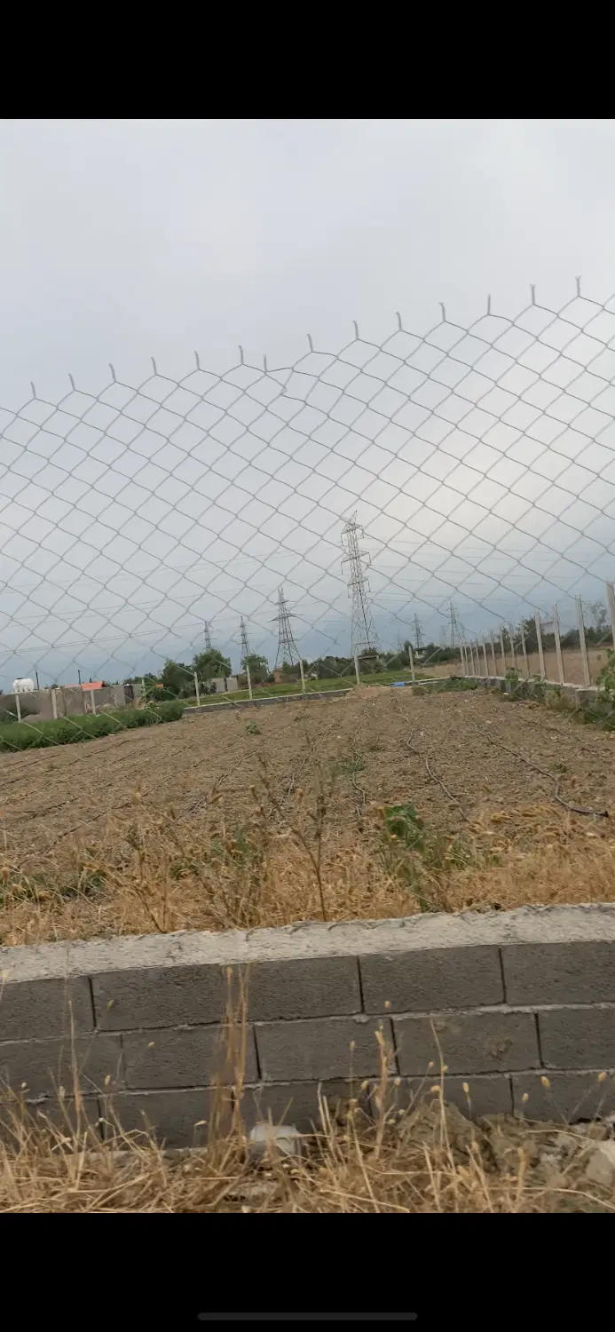 ۱۰۰۰ متر مربع زمین کشاورزی و باغ