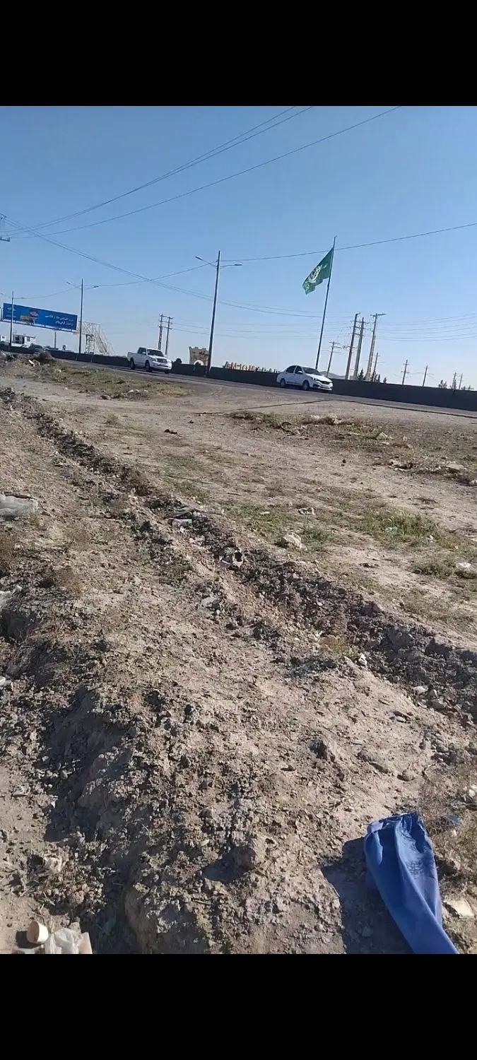 زمین بهر خیابان اصلی شهریار رباط کریم تجاری سوله