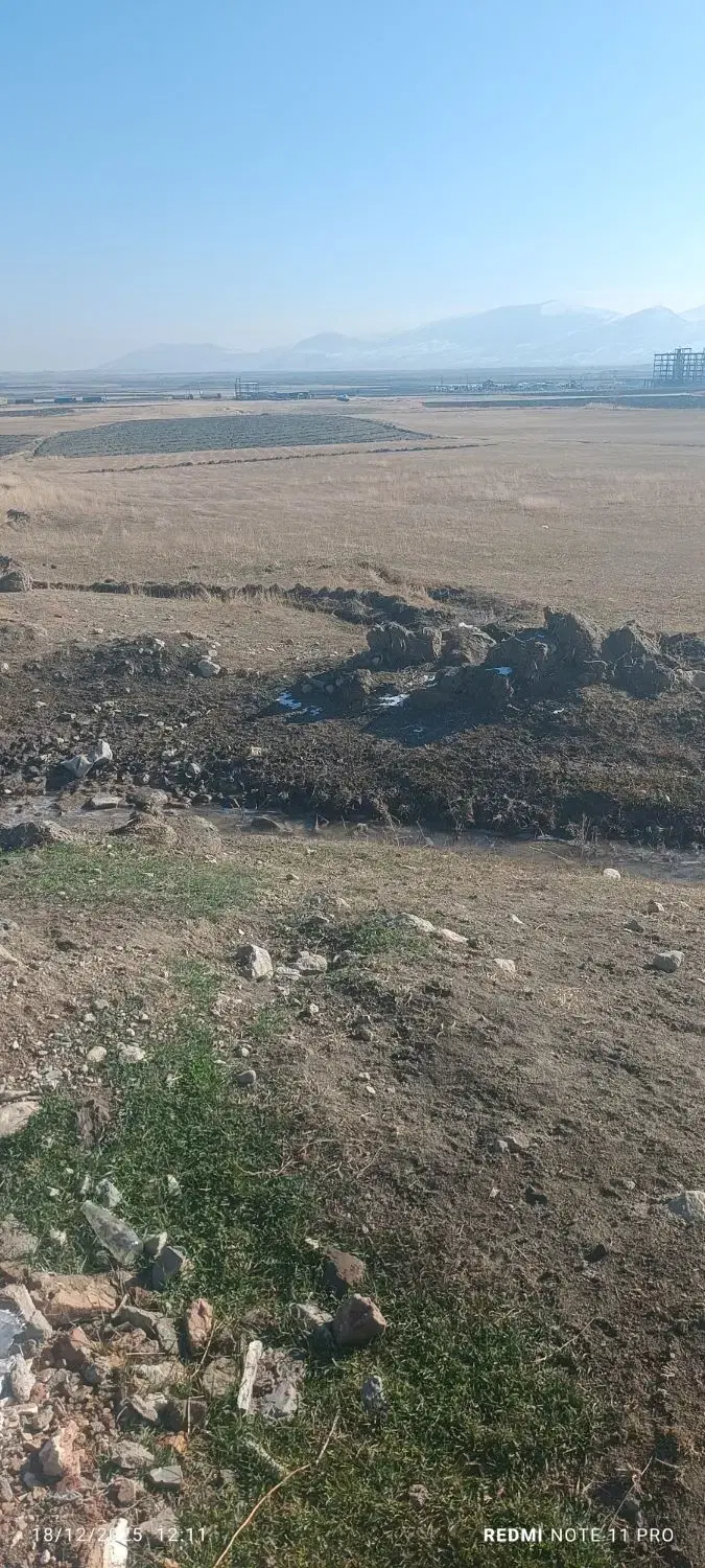 زمین کشاورزی نزدیک طرح