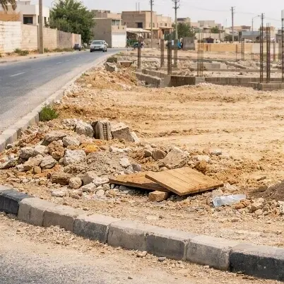 زمین مسکونی بر خیابان