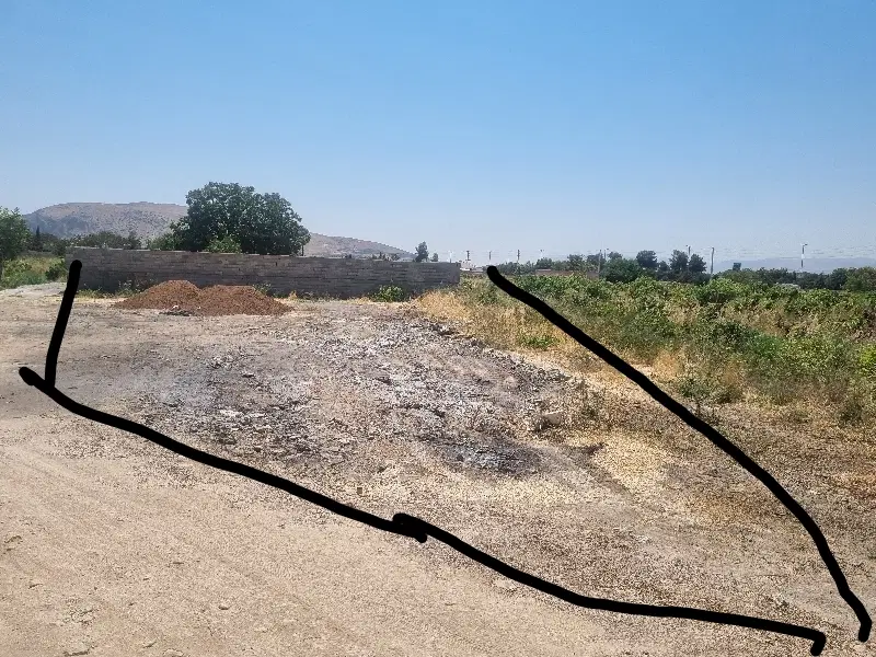 زمین باغی به متراز ۹۰۰‌