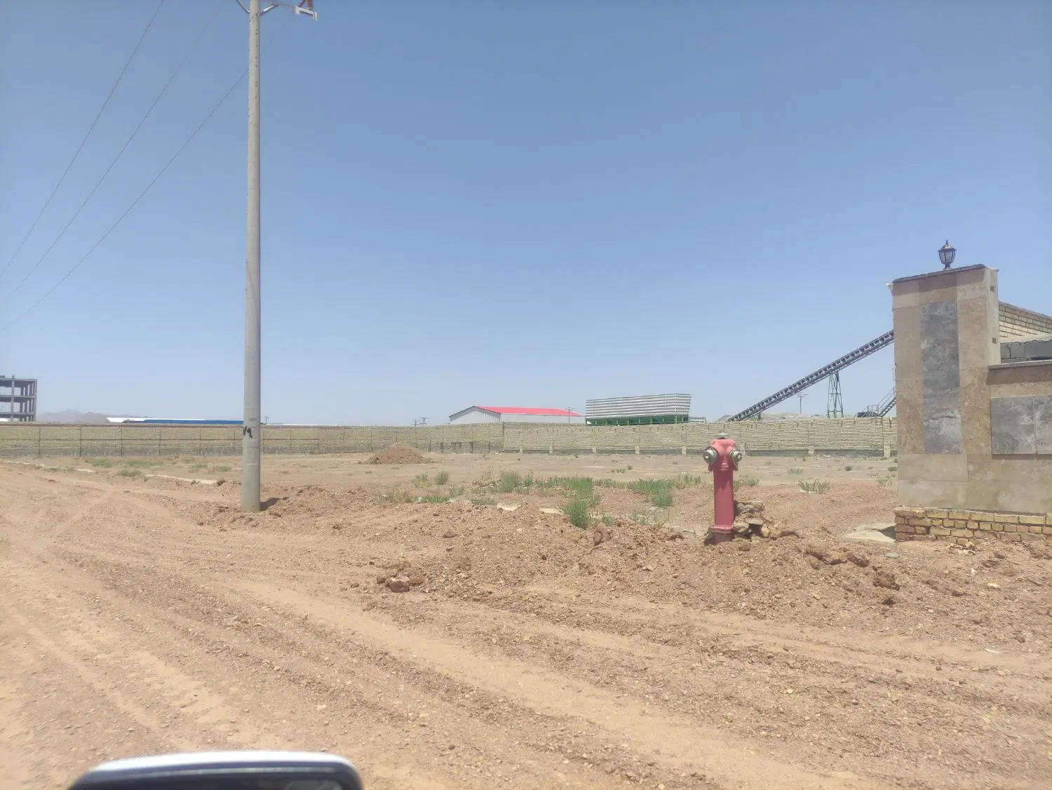 زمین شهرک صنعتی بزرگ