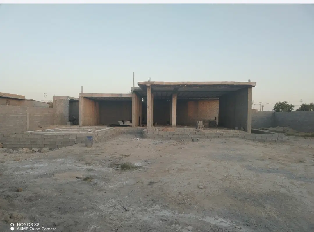 فروش باغ سالن نیمه کاره