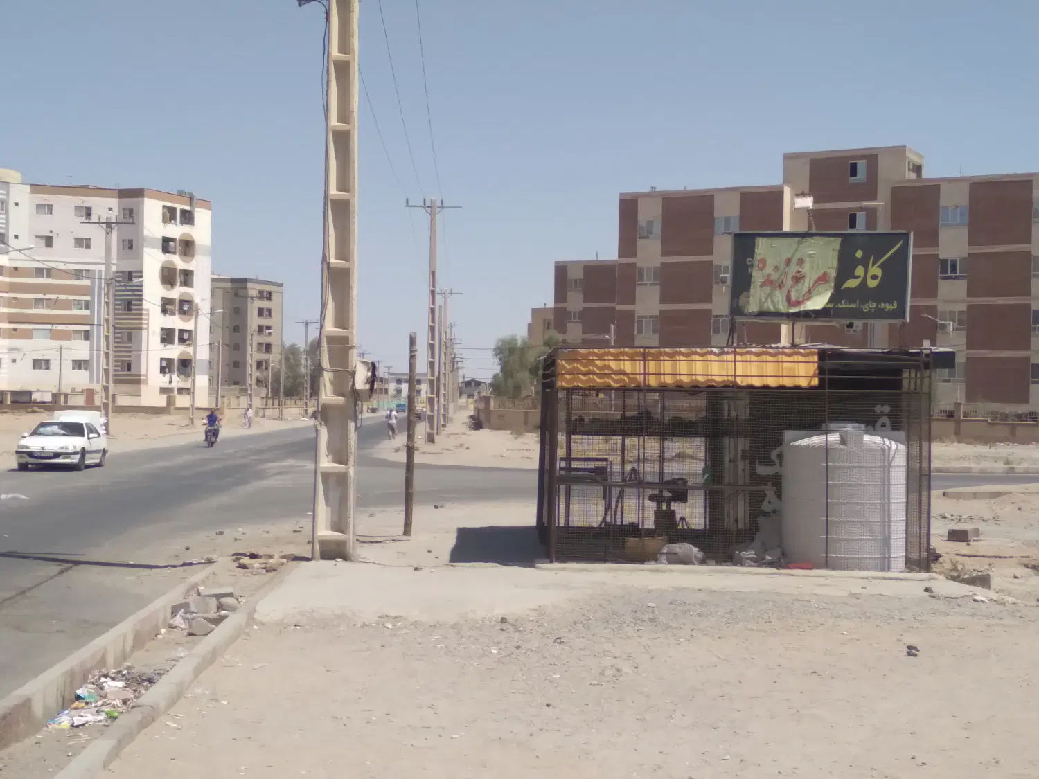 دکه جهت اجاره با وسایل تره بار آب شیرین و مرغ