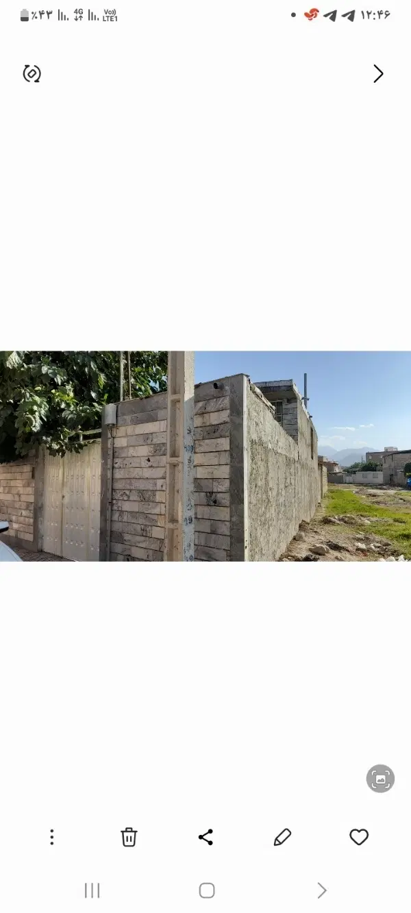 اجاره منزل ویلای ۲۰۰متر زمین ۸۰متر بنا یک خواب