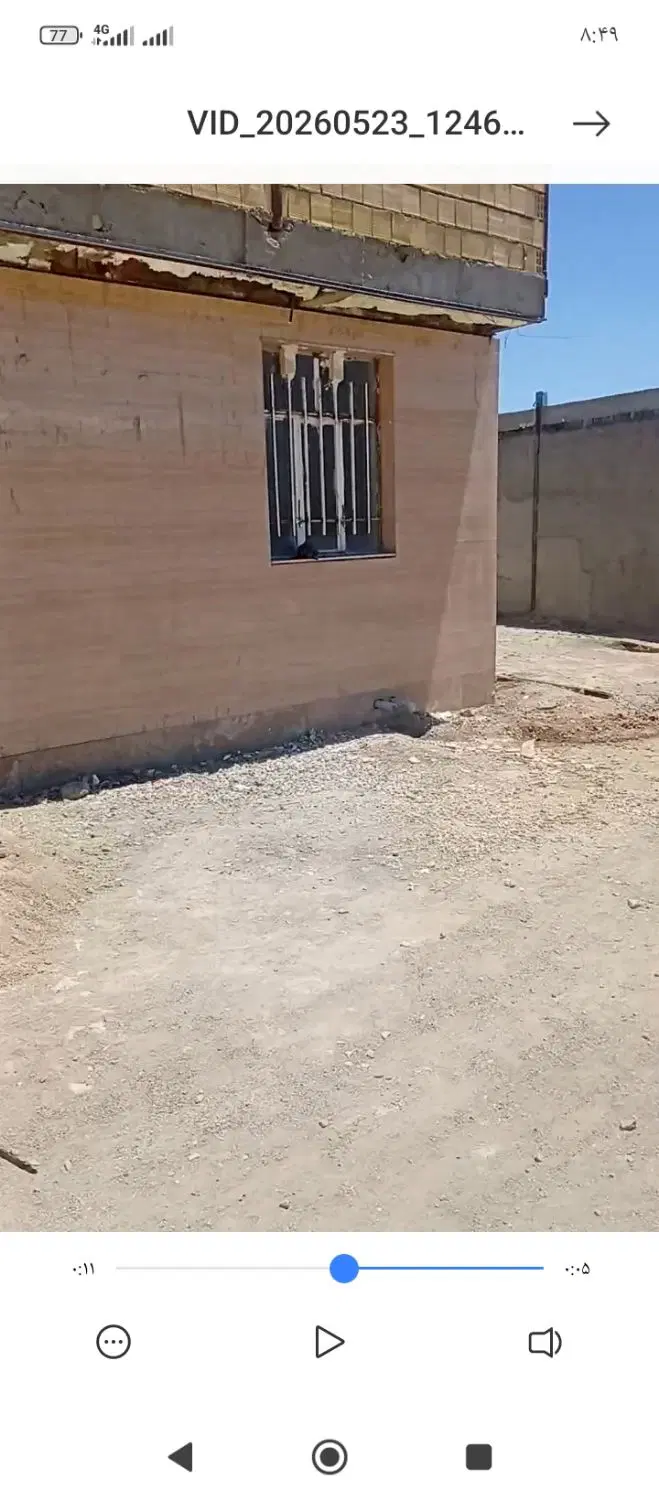 زمین واقع در حاجی اباد ملایر