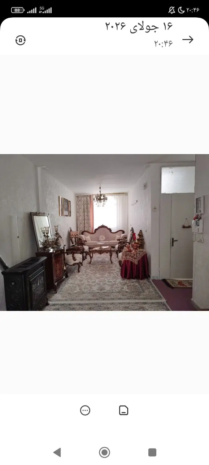 اجاره آپارتمان 63متری تک واحدی یک خوابه
