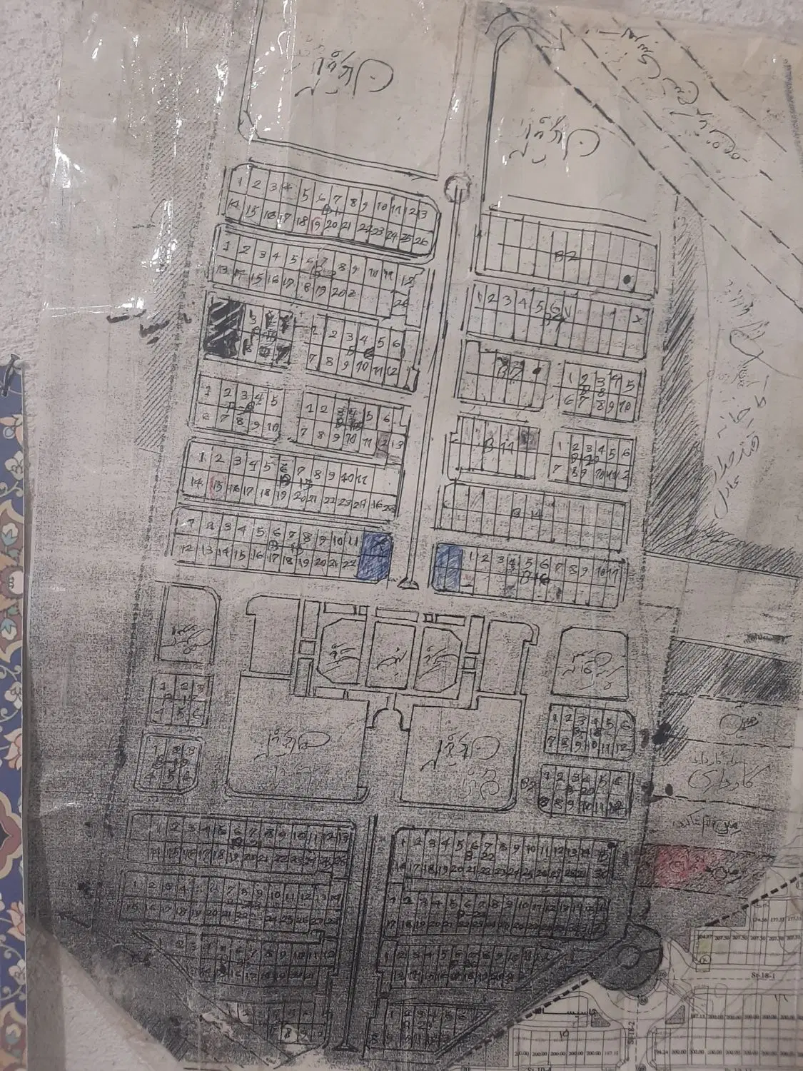 زمین ۳دانگ روبرو زمزم بهارستان  بلوک۱ قطعه۲۰