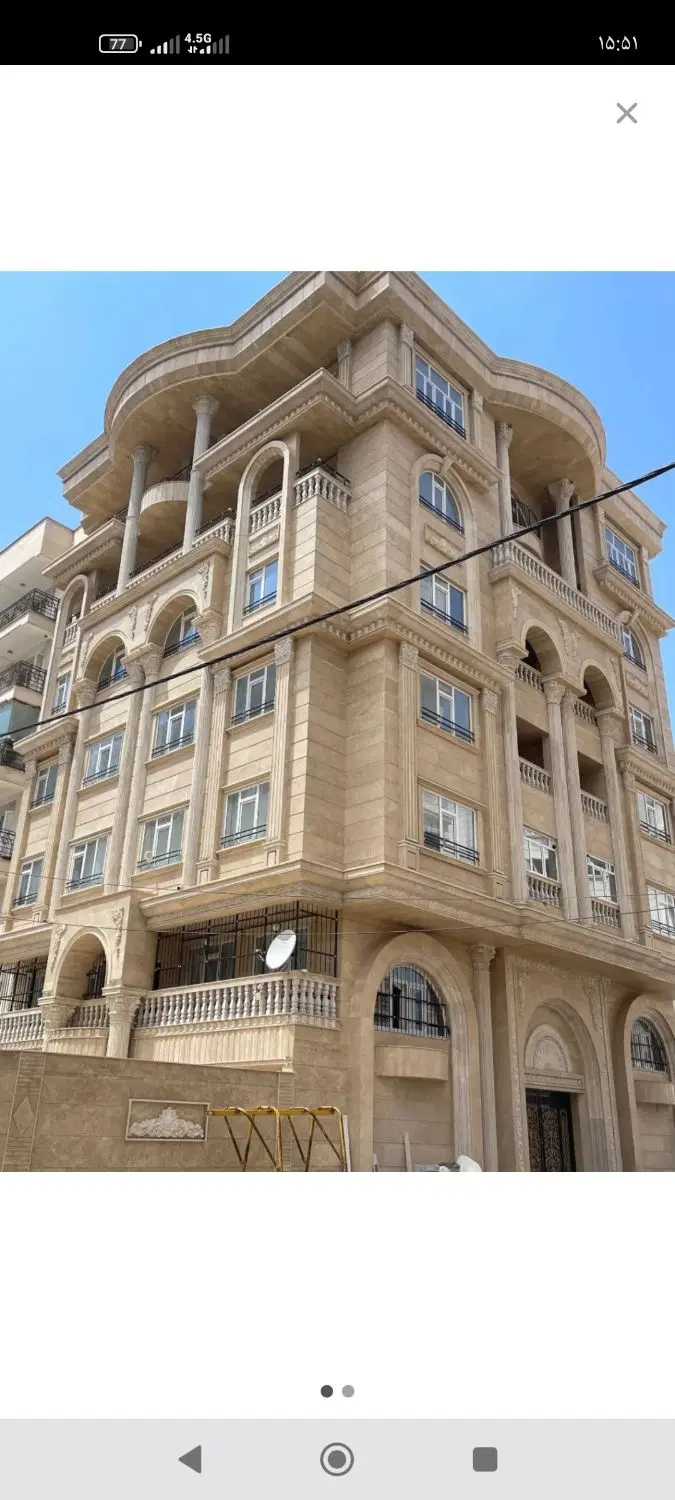 زمین شهرک کوثر بلوک 12 معاوضه با دو واحد ۱۰۰متری