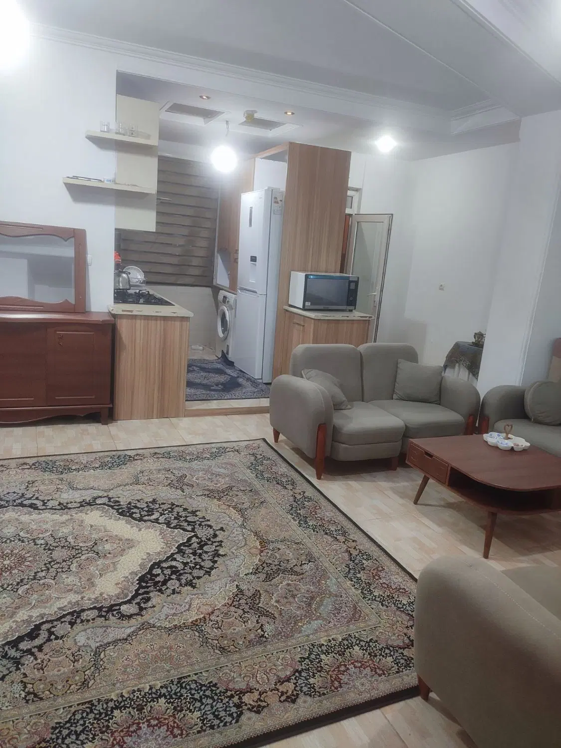 آپارتمان ۶۴ متر ۲ خواب خوش نقشه فول امکانات