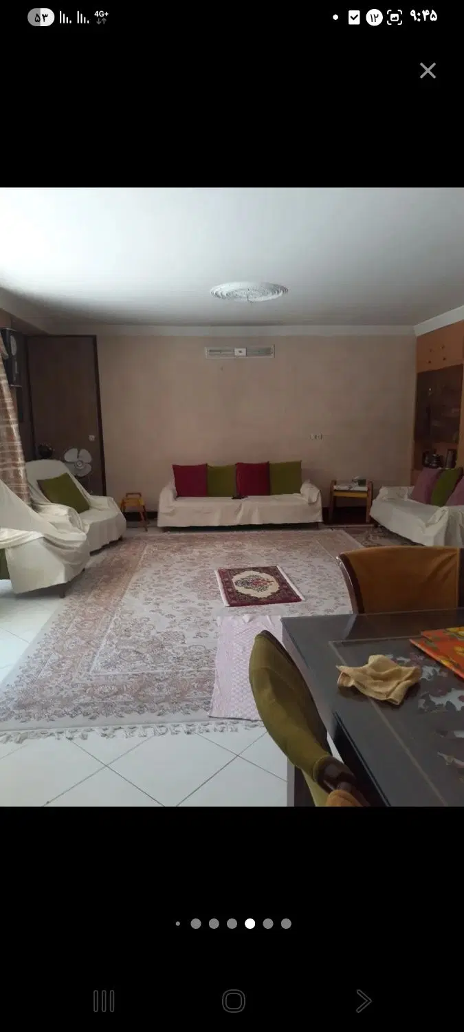 همکف دنج و بزرگ دوخوابه حیاط‌دار با فضای سبز