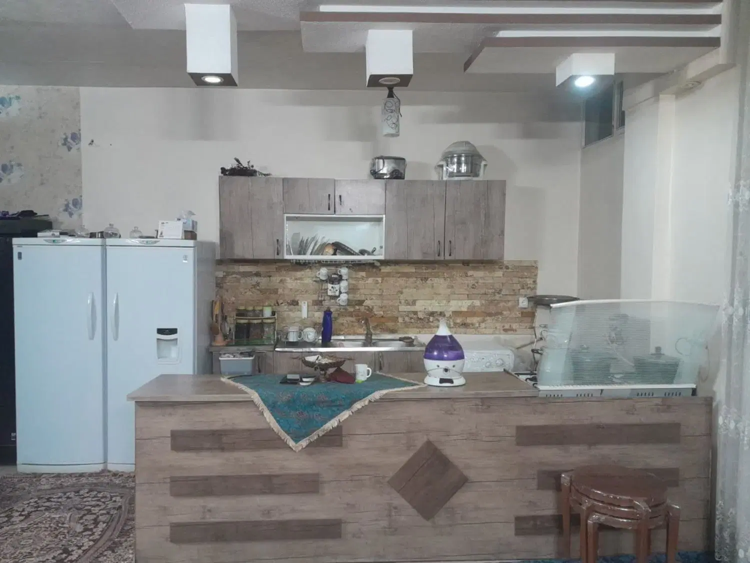 خانه حیاط دار یک خوابه