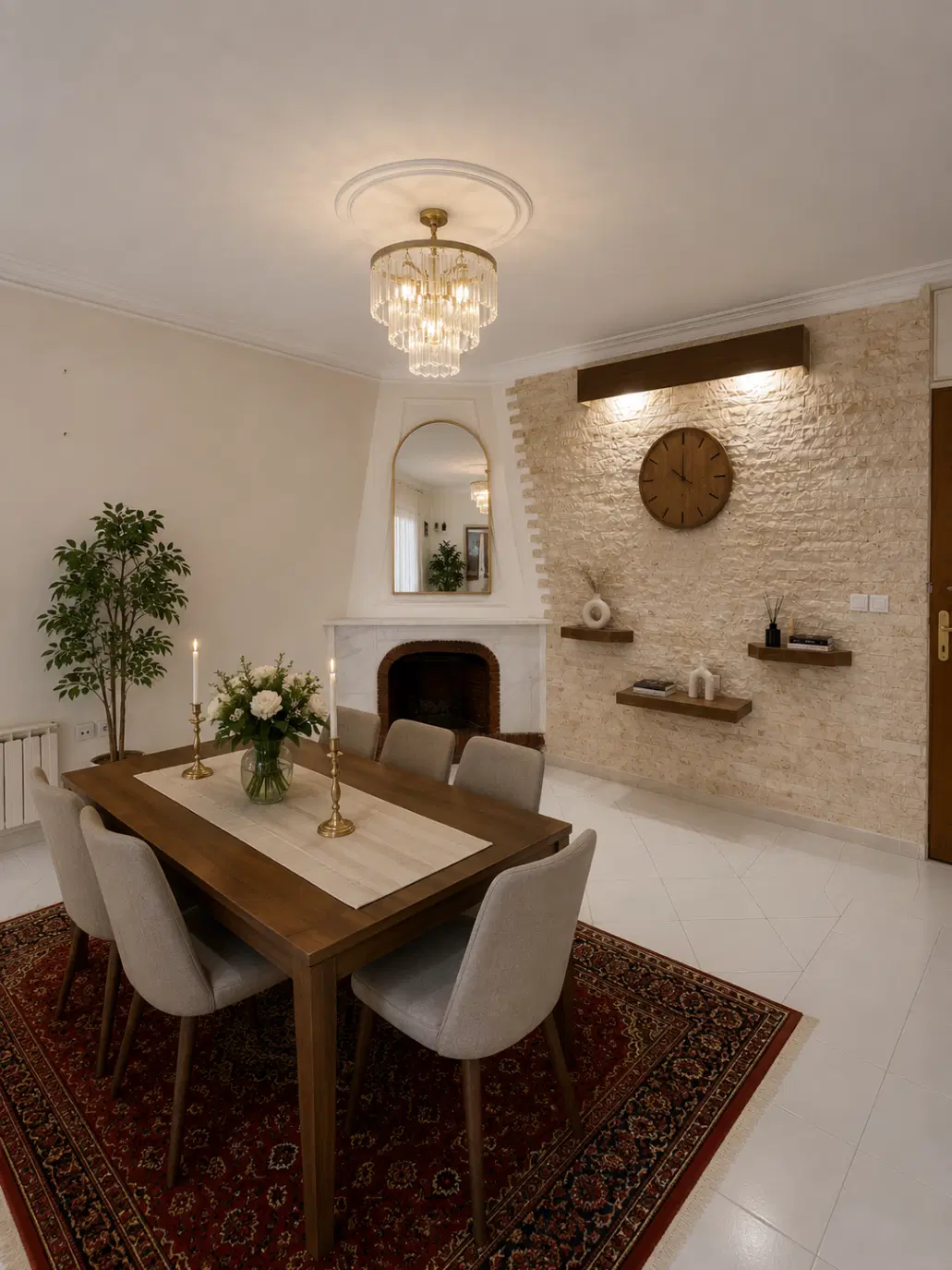 ۸۵ متر خوش چیدمان دوخواب
