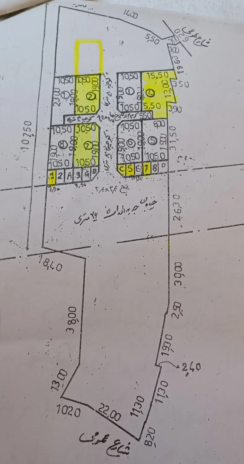 فروش قطعه زمین 300 متری در خیابان عارفی آذرشهر