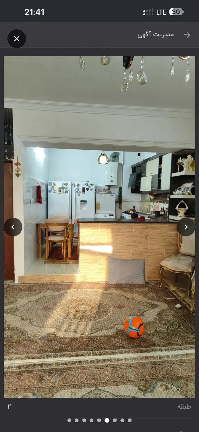 اجاره واحد ۶۸متری غرق نور فوری