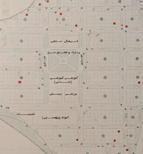زمین تجاری ۳۲ متر