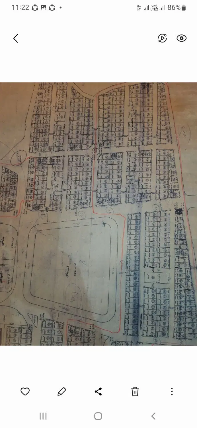 ۲۵۰ متر زمین مسکونی شهرک زعفرانه سنددار