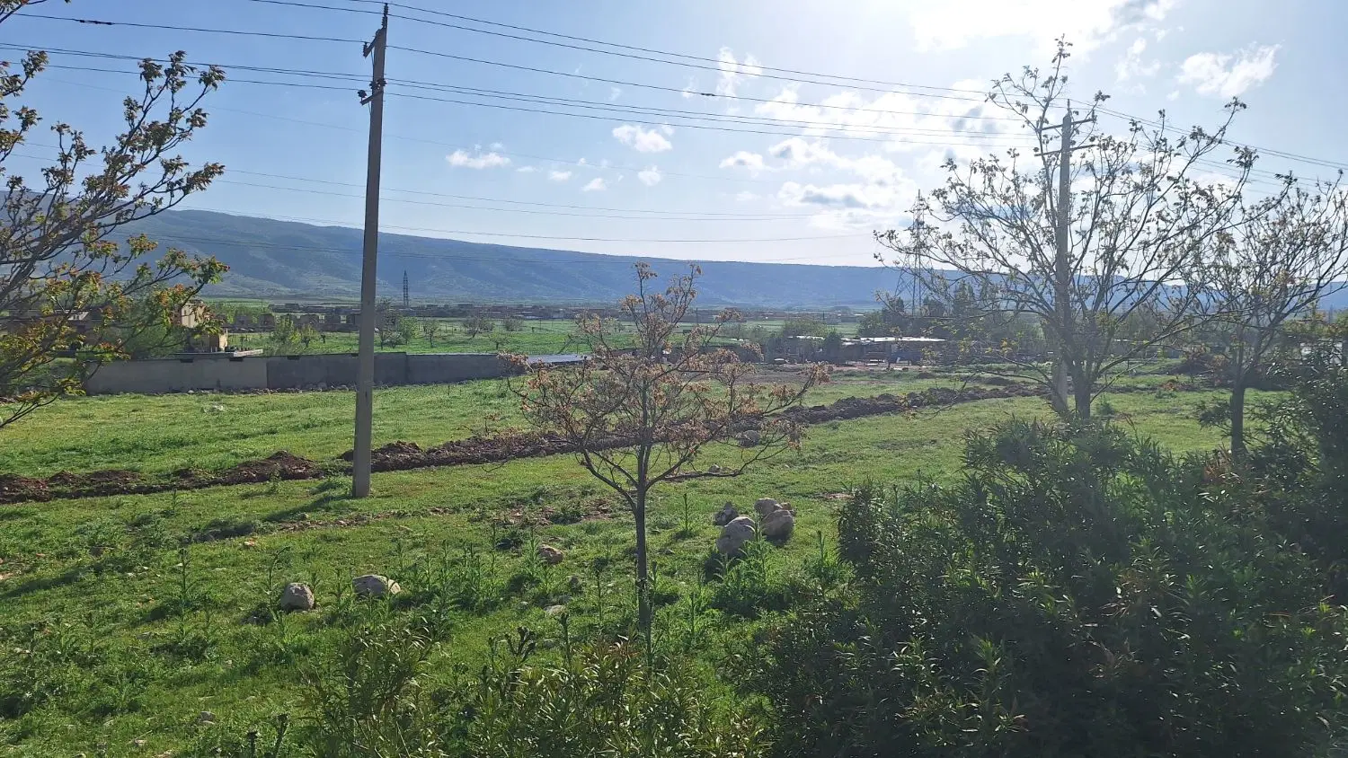 زمین بر اصلی اتوبان دارای سند