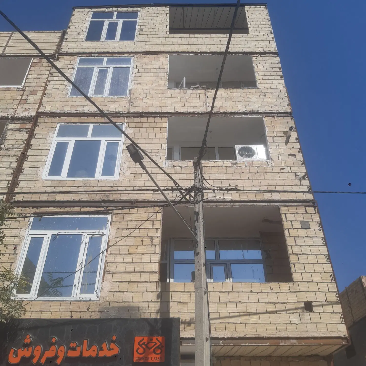 فروش آپارتمان ۱۱۵ متری  درمرحله سفت کاری