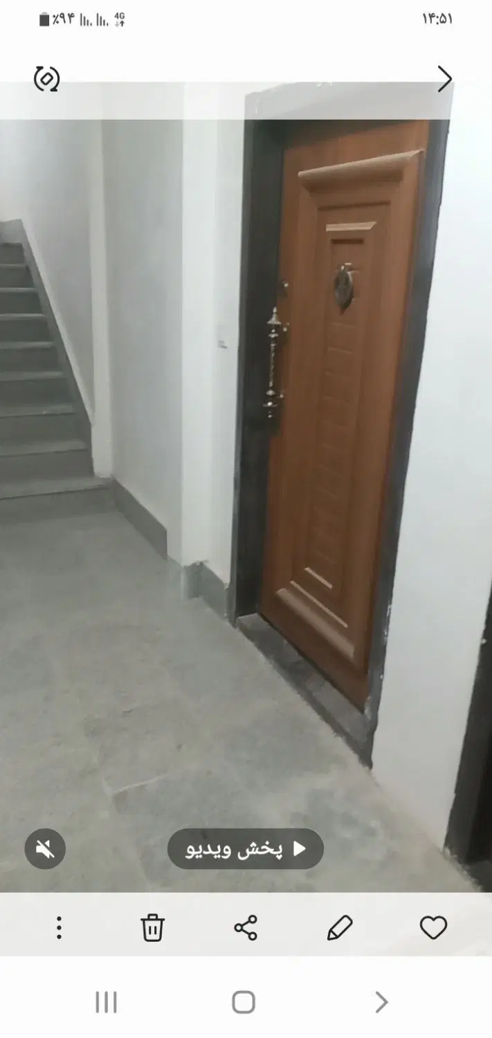 سلام یک باب اپارتمان ۸۰متری پارکینگ اسانسور