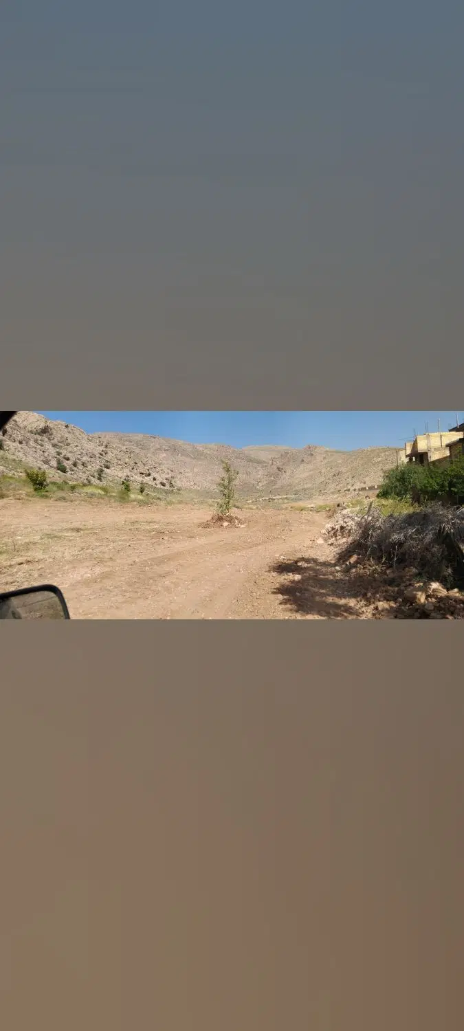 زمین در شاپورجان بالای جاده آخر کوچه ۶۷