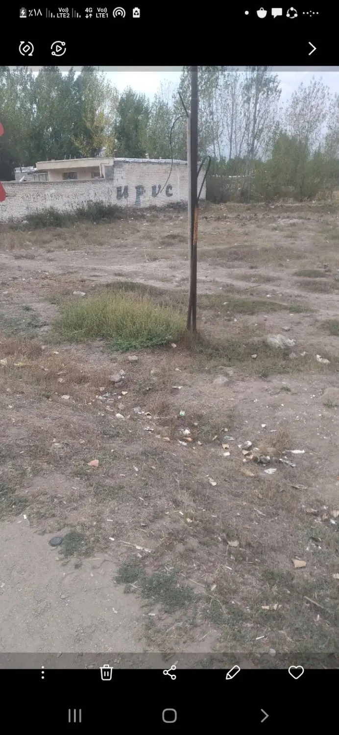 زمین تجاری بر خیابان در روستای نوران راه سرعین