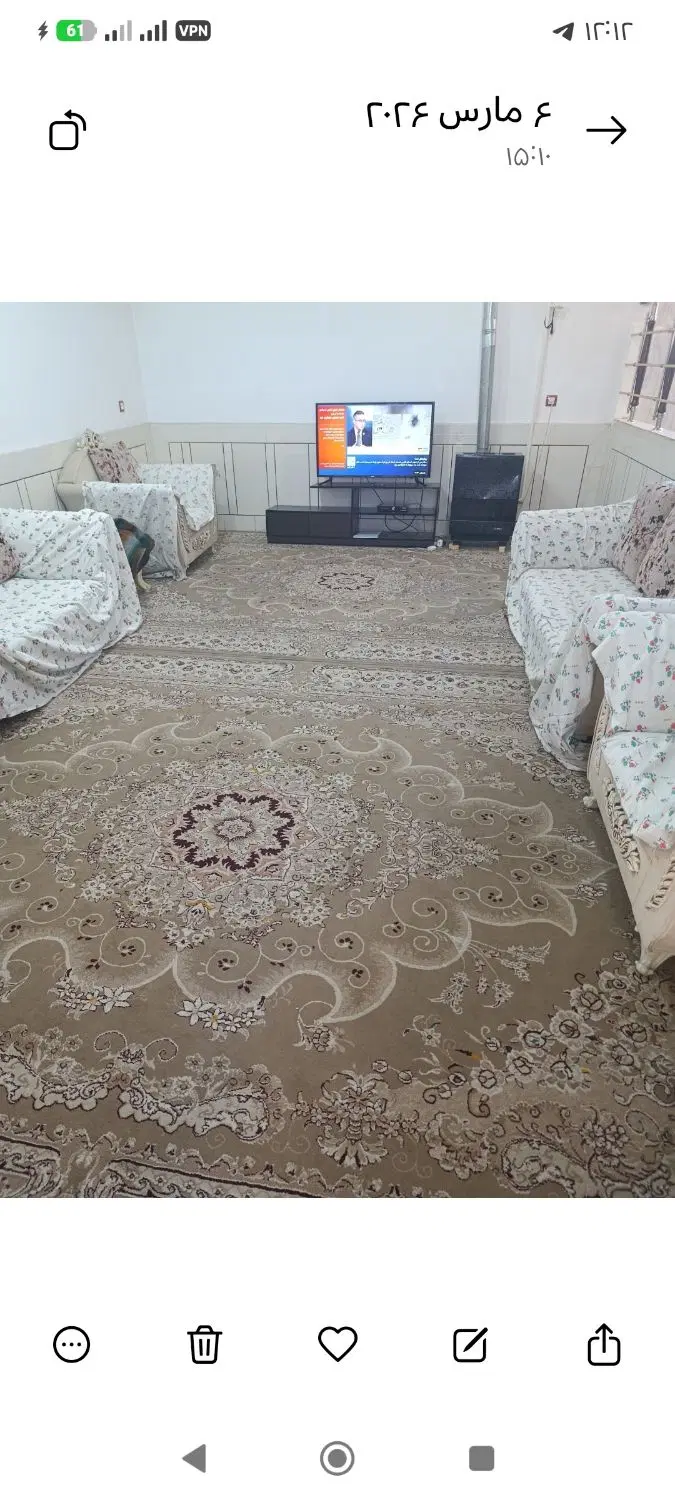 اجاره خانه ویلایی روزانه حیاط ماشین رو