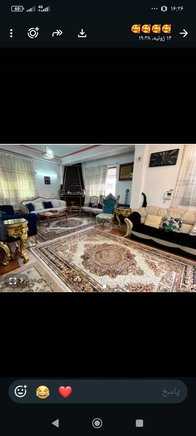 90 متری، فردوسی غربی، 2 خواب  آپارتمان اجاره