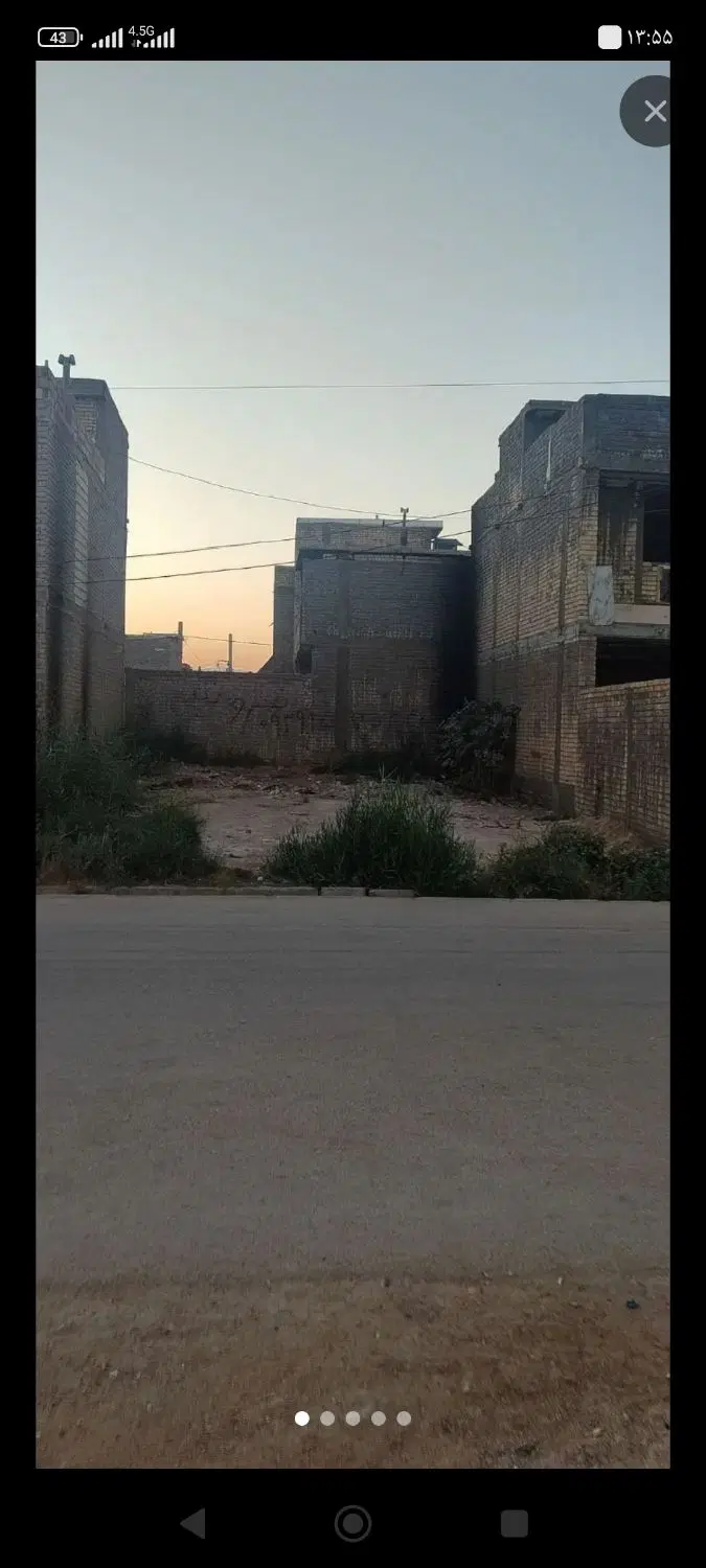 زمین 250 متری وزیراباد