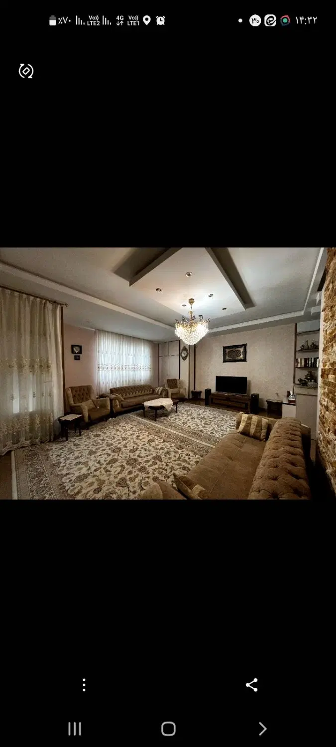 ۸۰متر رو به نما طبقه اول عظیمیه