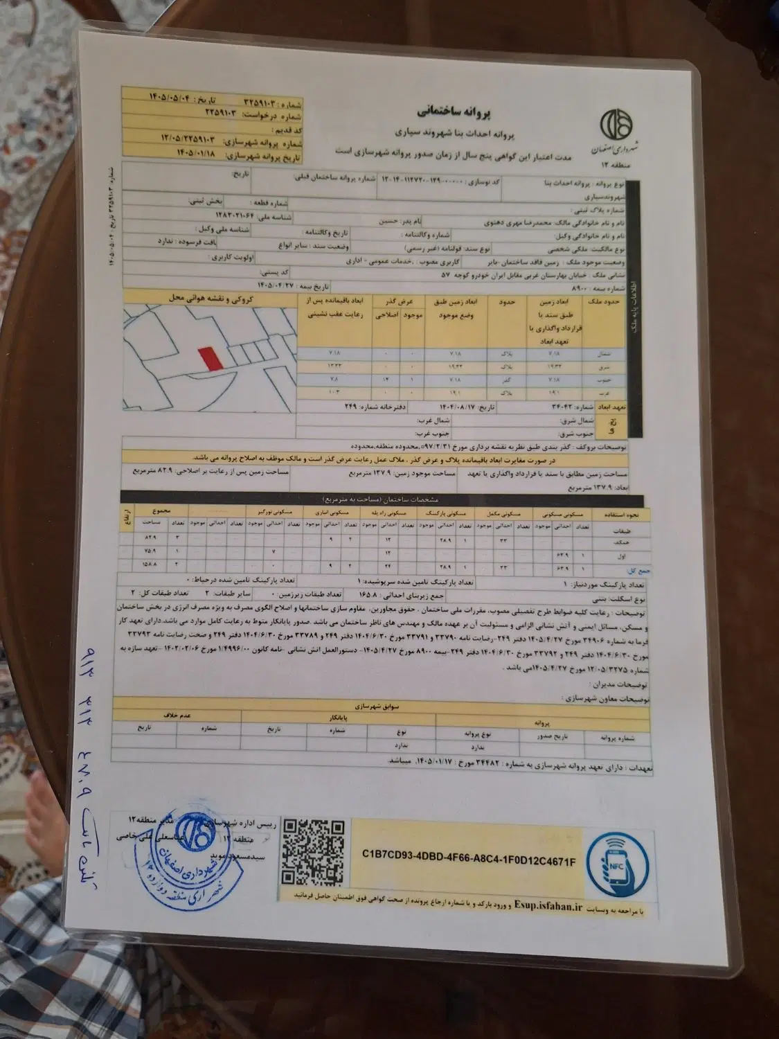 فروش و معاوضه زمین پروانه دار