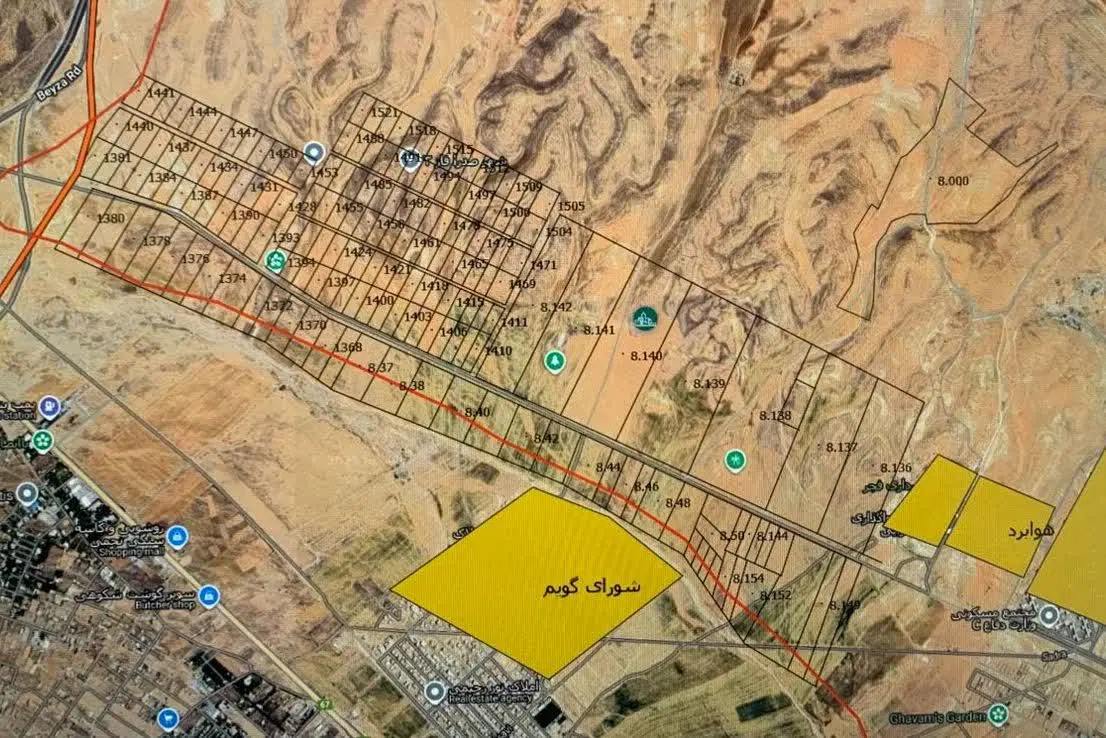 فروش یک قطعه زمین صدرا فاز۳