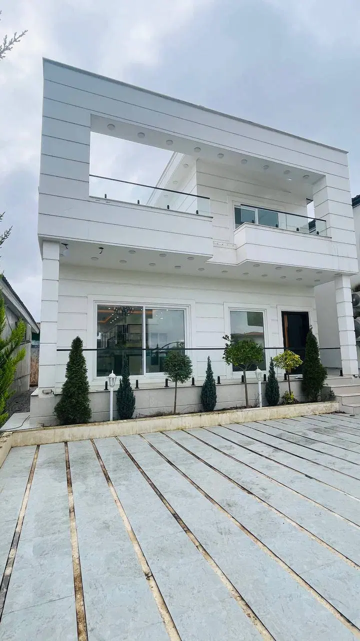 ویلا نما مدرن ۲۴۰ متری_سنددار_شهرکی_رمشی