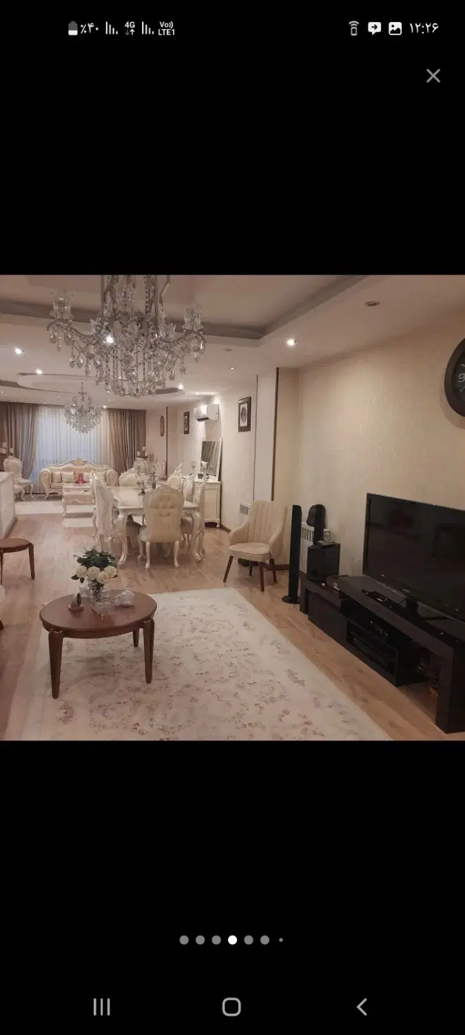 ۱۳۰متر ۲خواب رودکی غربی جنوبی غرق در نور