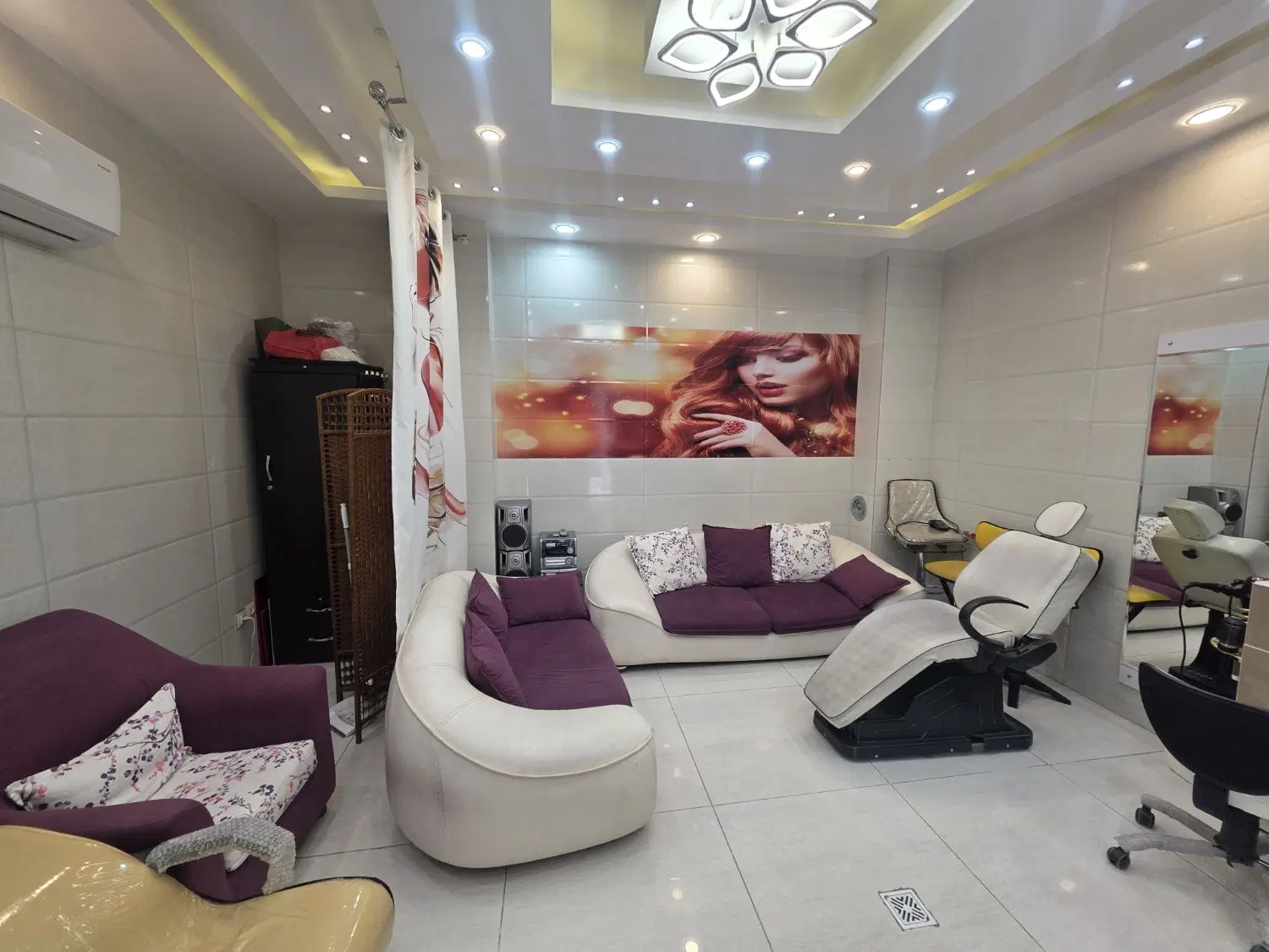 اجاره آرایشگاه زنانه با دکور کامل
