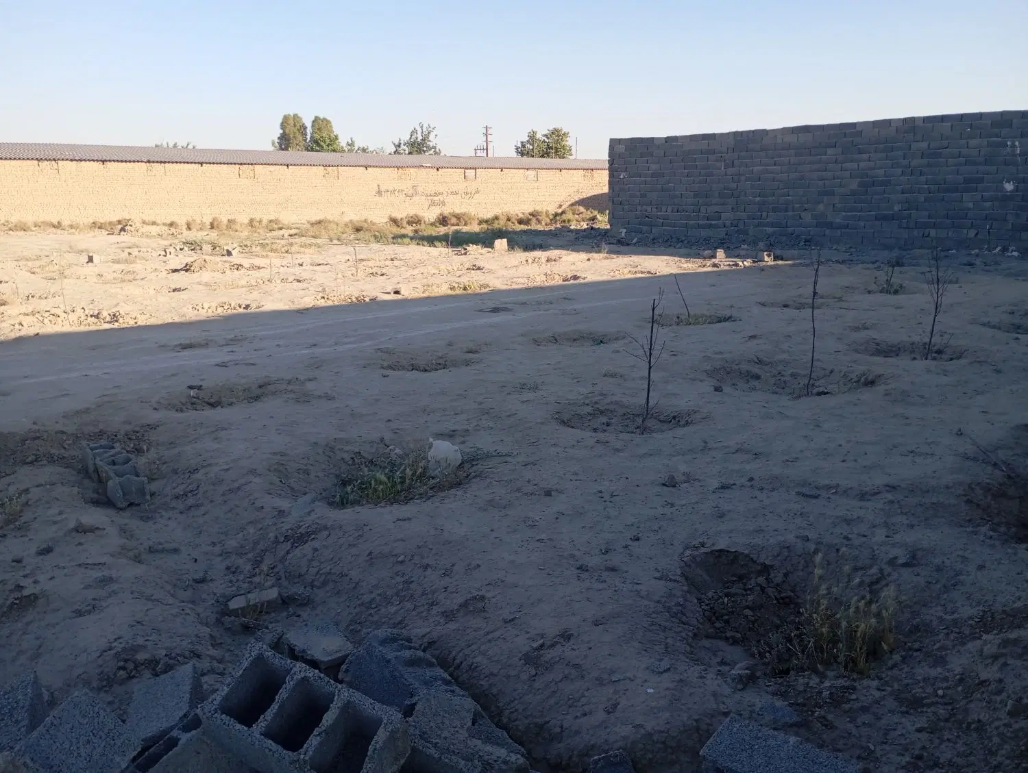 زمین باغچه قلفتی