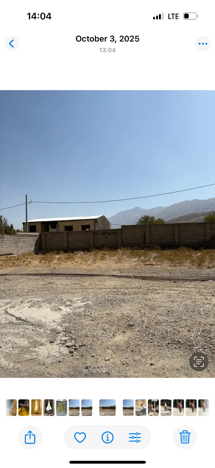 زمین دو کله موقعیت عالی با صفا