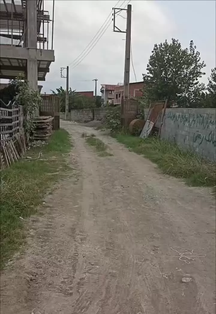 زمین ۲۳۳متری در سرخرود روستای علی آباد