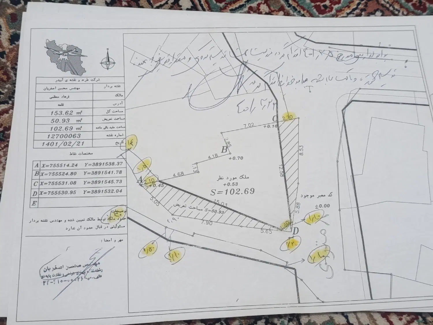 زمین وکلنگی