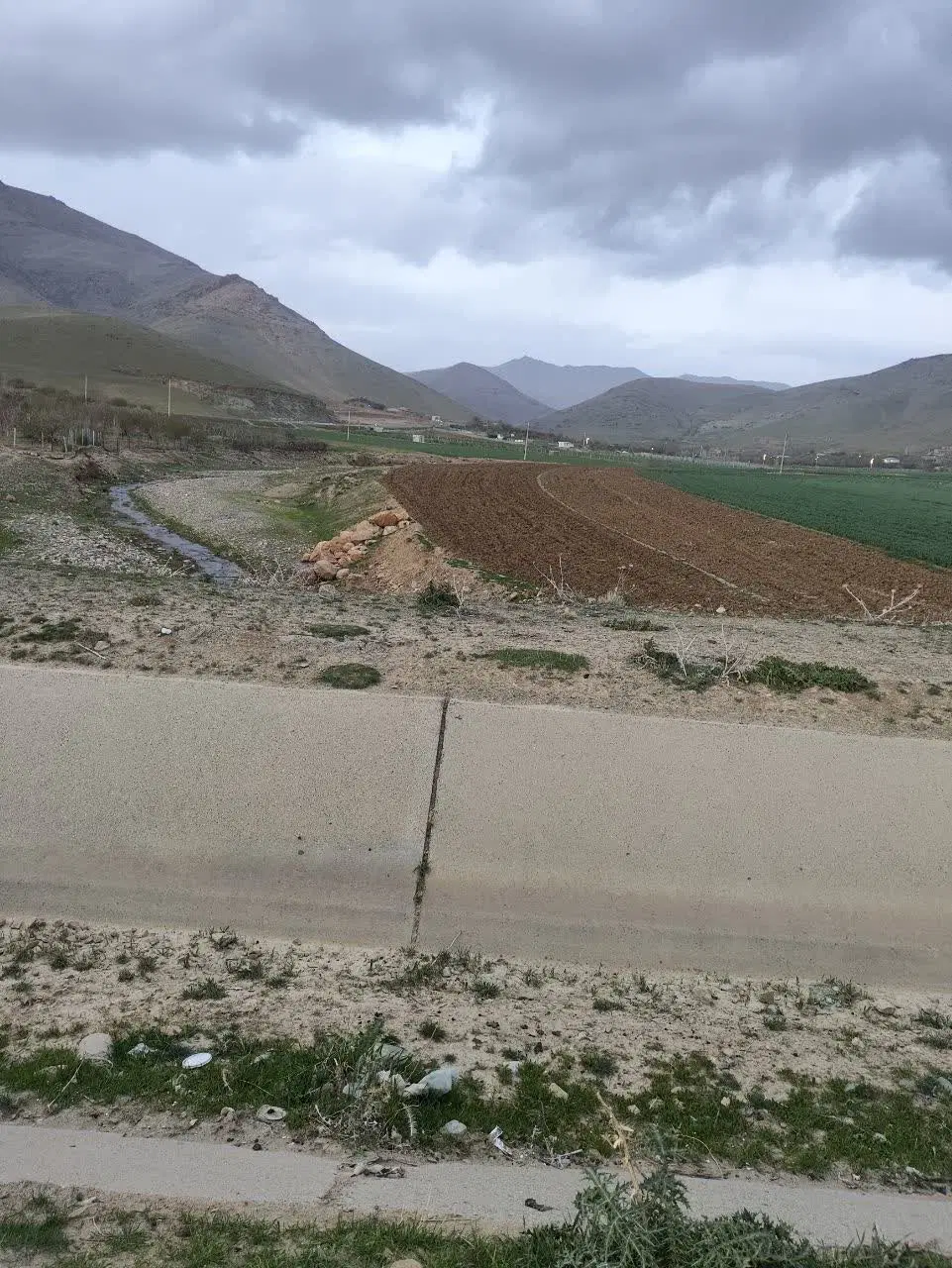 زمین دیم روستای گل گورچک
