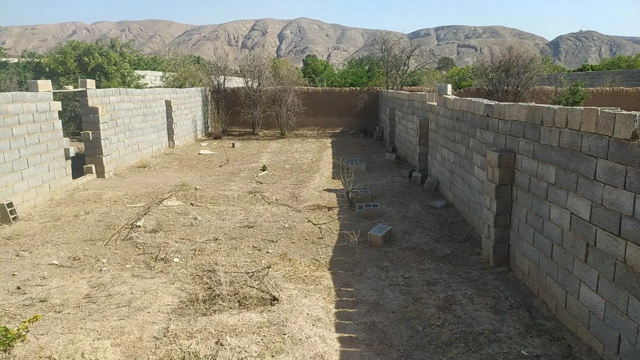 زمین باغی 4 دیواری