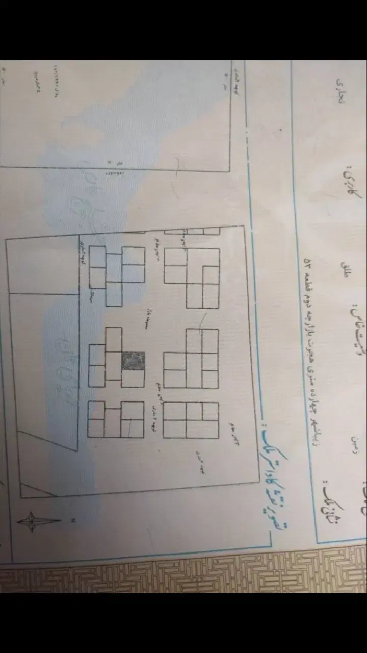 ۳۵متر زمین تجاری با سند بر میدان بازارچه