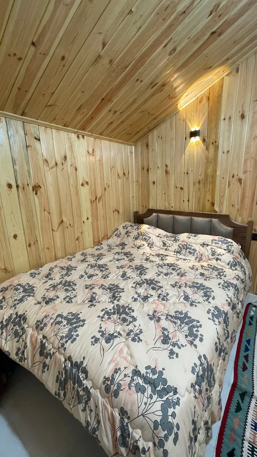 کلبه چوبی پناه ماسال 45 متری تک خواب