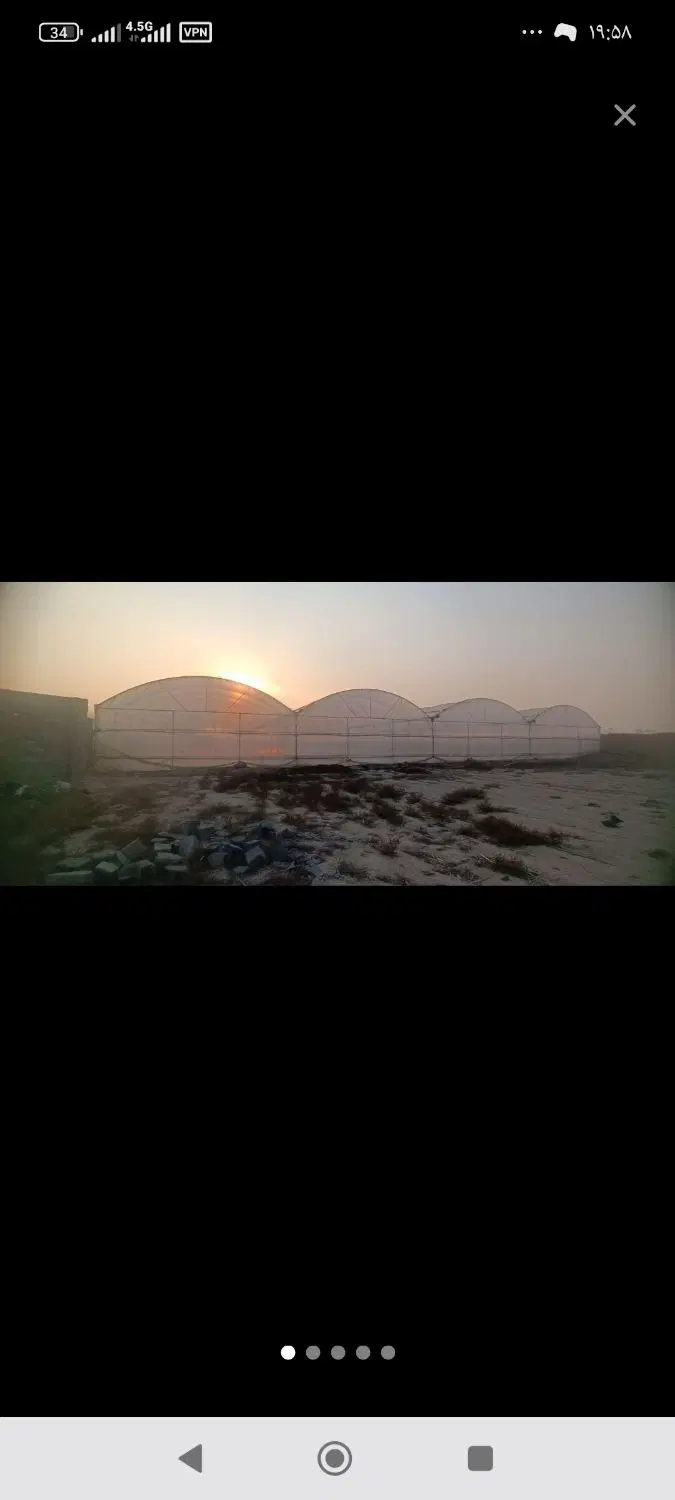 سازه گلخانه پیچ و مهره ای 2500متر