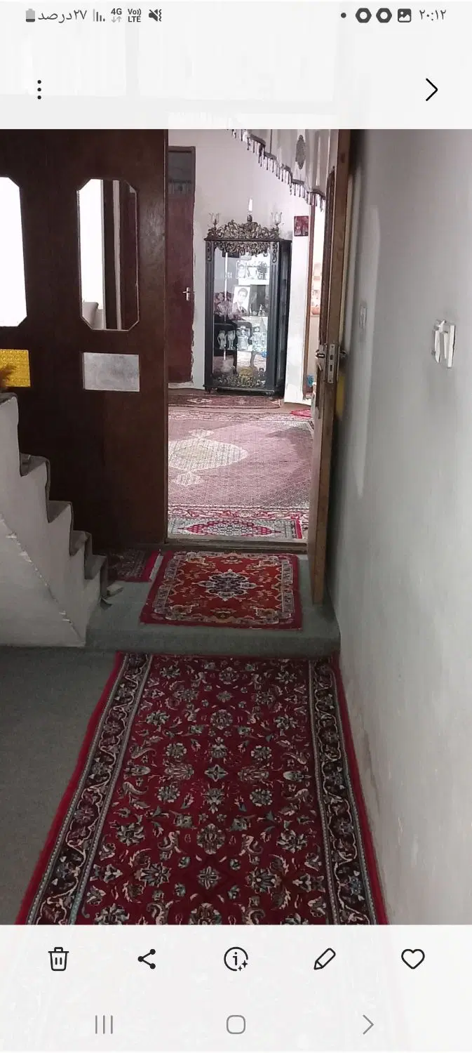 یک باب منزل مسکونی کلنگی کامل تیر آهن