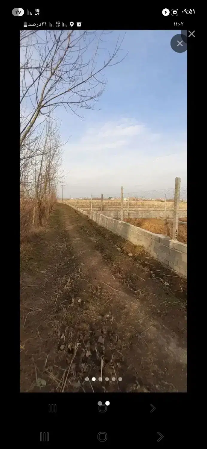 ۲۰۰متر زمین باغی