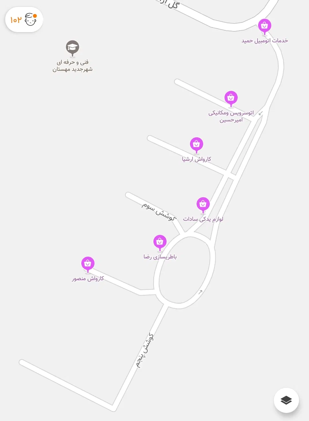 زمین کارگاهی ۳۵۰ متر